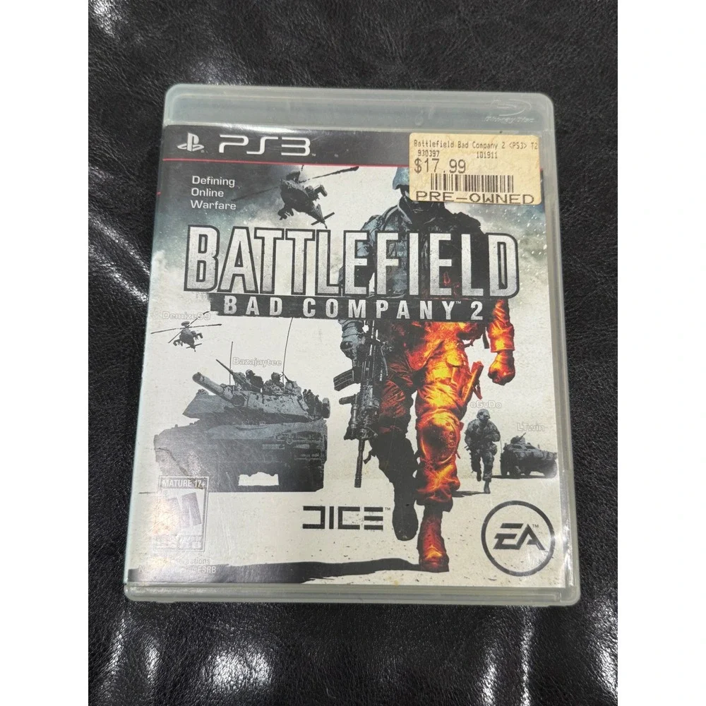 Battlefield Bad Company 2 Sony PlayStation 3 PS3 Game 2010 DICE EA FPS NTSC-U/C
